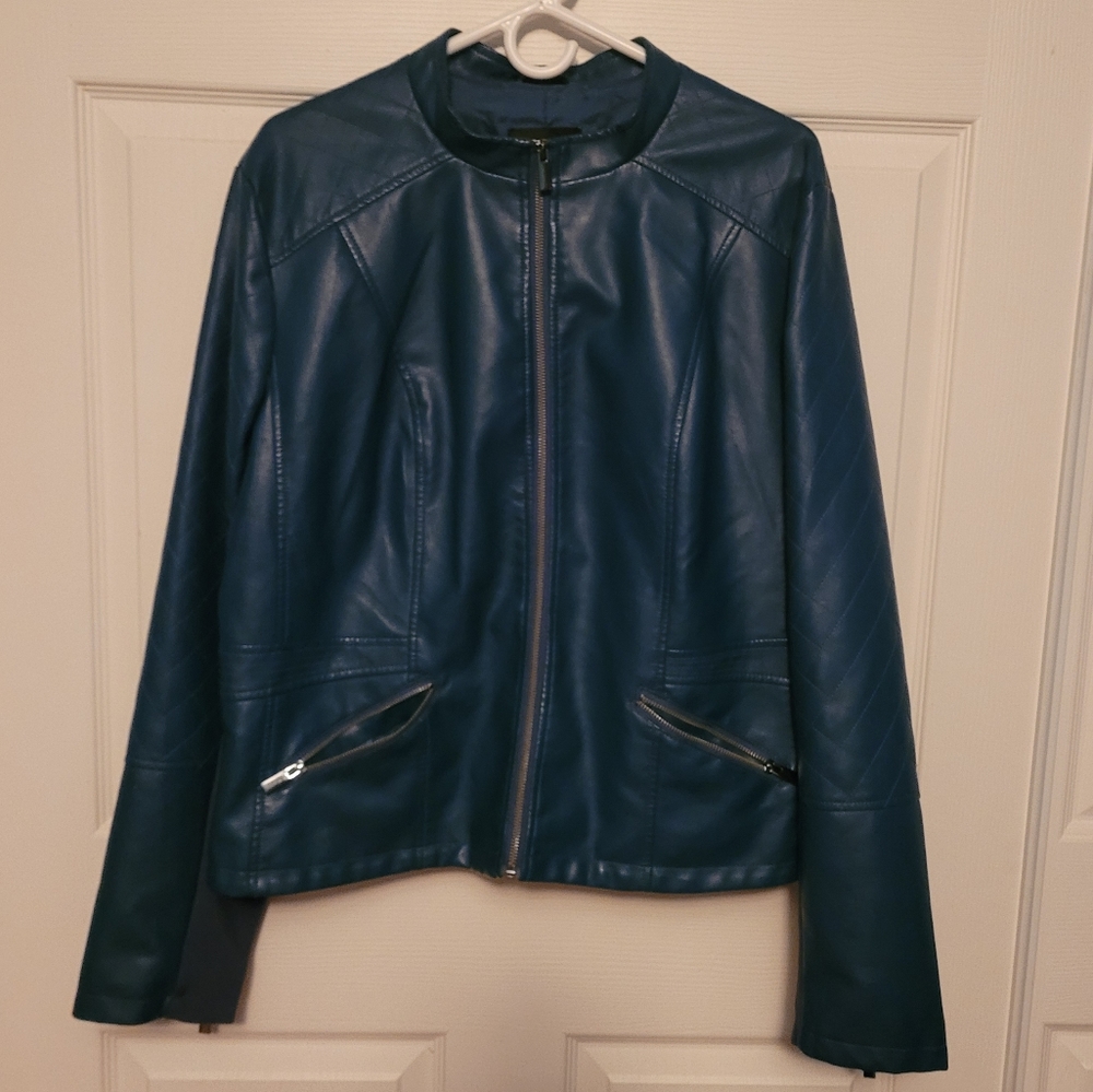 Blue Motorcycle Jacket